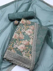 Meena Bazaar Printed Unstitched Dress Material