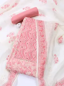 Meena Bazaar Printed Unstitched Dress Material