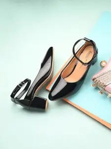 KARADDI Black Confortable & Lightweight Heels