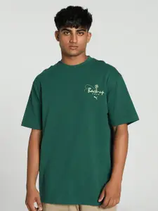 Puma Graphics Back-Up Team Printed Pure Cotton Relaxed Fit Short Sleeve T-Shirt