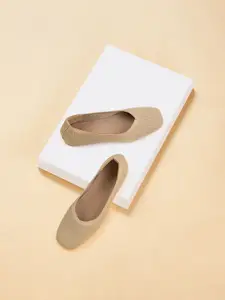 Forever Glam by Pantaloons Women Textured Party Fashion Flats