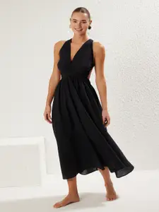 Trendyol Fit & Flare Midi Dress