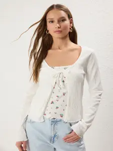 Trendyol Striped Cotton Top