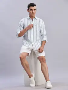 Tommy Hilfiger Men Classic Opaque Striped Casual Shirt