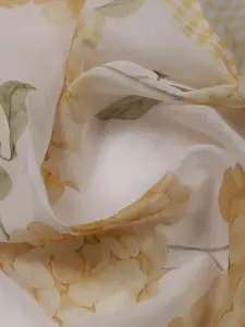 Meena Bazaar Printed Linen Unstitched Dress Material