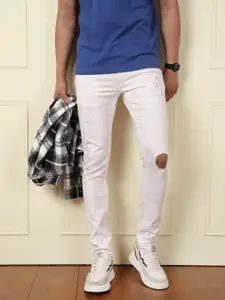 WROGN Men Comfort Slim Fit Slash Knee Jeans