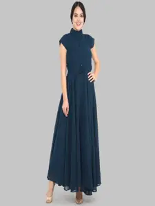 Raiyani Fashion Women Georgette Fit & Flare Maxi Dress