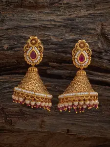 Kushal's Fashion Jewellery Dome Shaped Jhumkas Earrings