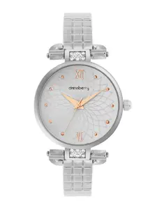 DressBerry Women Brass Embellished Dial & Wrap Around Straps Analogue Watch MFB-DB25-4A