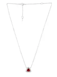 MINUTIAE Brass Silver-Plated Necklace