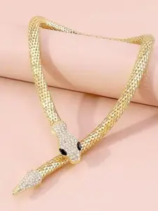 SUBHAGALANKAR Gold-Plated Necklace