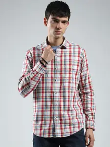 Monte Carlo Men Tartan Checks Opaque Checked Casual Shirt