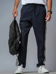 Fort Collins Men Striped Relaxed Fit Joggers