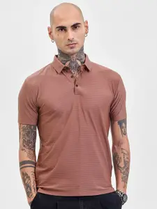 Snitch Men Polo Collar Slim Fit T-shirt