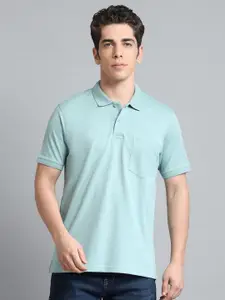 Monte Carlo Men Polo Collar Pockets T-shirt
