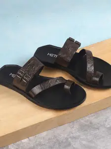 Metro Men Leather Comfort Sandals