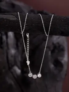 Reenisaa Copper Rhodium-Plated Necklace