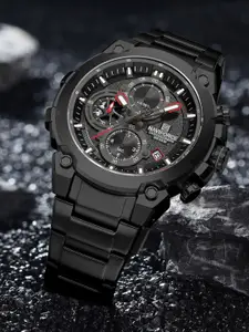Naviforce Men Embellished Dial & Stainless Steel Straps Analogue Chronograph Watch NF8071_B B B