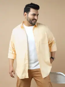 Sztori Men Standard Slim Fit Opaque Casual Shirt