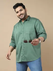 Sztori Men Standard Slim Fit Opaque Casual Shirt