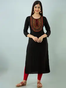 KALINI Women Floral Embroidered Kurta