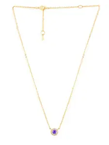 MINUTIAE Brass Gold-Plated Necklace