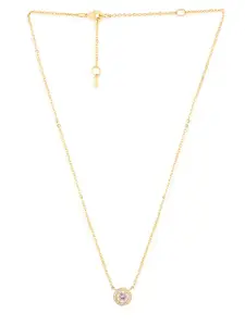 MINUTIAE Brass Gold-Plated Handcrafted Necklace