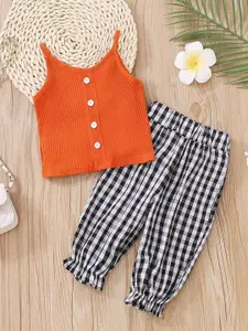 LULU & SKY Girls Top with Trousers