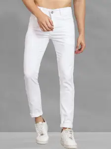 LINARIA Men Classic Tapered Fit Slash Knee Jeans