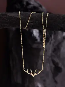 Reenisaa Copper Gold-Plated Necklace