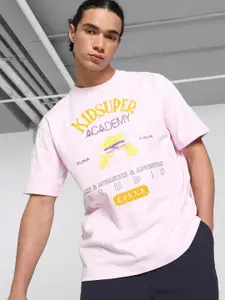 Puma x Kidsuper Graphic Printed Pure Cotton Relaxed Fit Short Sleeve T-Shirt