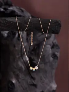 Reenisaa Copper Gold-Plated Necklace