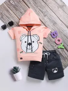 Toonyport Boys Printed T-shirt with Shorts