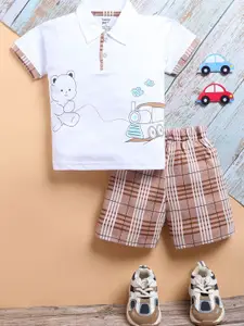 Toonyport Boys Printed T-shirt with Shorts