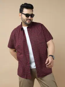 Sztori Men Standard Slim Fit Floral Opaque Printed Casual Shirt