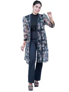 UNLOKALE Women Printed Shrug