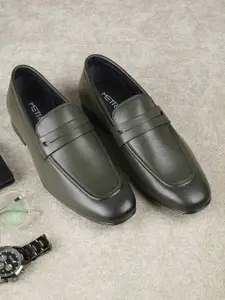 Metro Men Leather Formal Slip-Ons