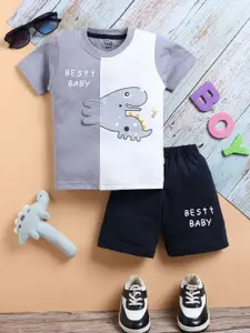 Toonyport Boys Printed T-shirt with Shorts