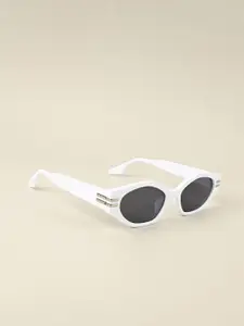 IDOR Women Oval Sunglasses with UV Protected Lens