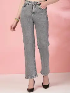 Chemistry Women High Rise Denim Solid Regular Fit Jeans