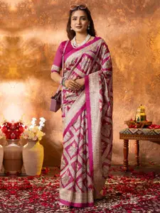 Saree mall Ethnic Motifs Silk Cotton Tussar Sarees