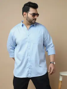 Sztori Men Standard Slim Fit Opaque Casual Shirt