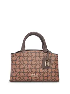 GUESS Printed Structured Satchel