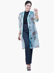 UNLOKALE Women Printed Shrug