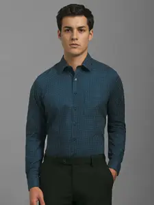 Louis Philippe Men Slim Fit Opaque Printed Formal Shirt