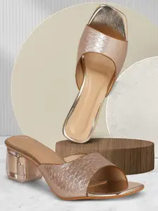 Commander Shoes Textured Block Pumps