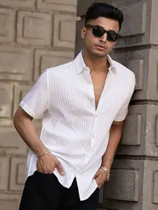 Powerlook Men Opaque Casual Shirt