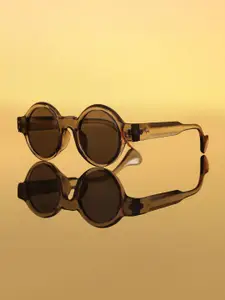 HAUTE SAUCE by  Campus Sutra HAUTE SAUCE by Campus Sutra Women Round Sunglasses with Polarised Lens