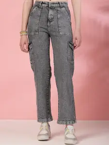 Chemistry Women High Rise Denim Solid Regular Fit Jeans