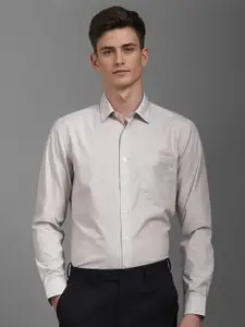 Louis Philippe Men Slim Fit Opaque Printed Formal Shirt